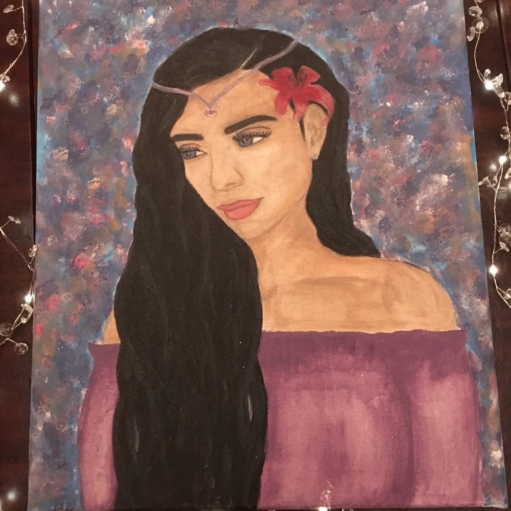 The Gypsy Spirit acrylic painting