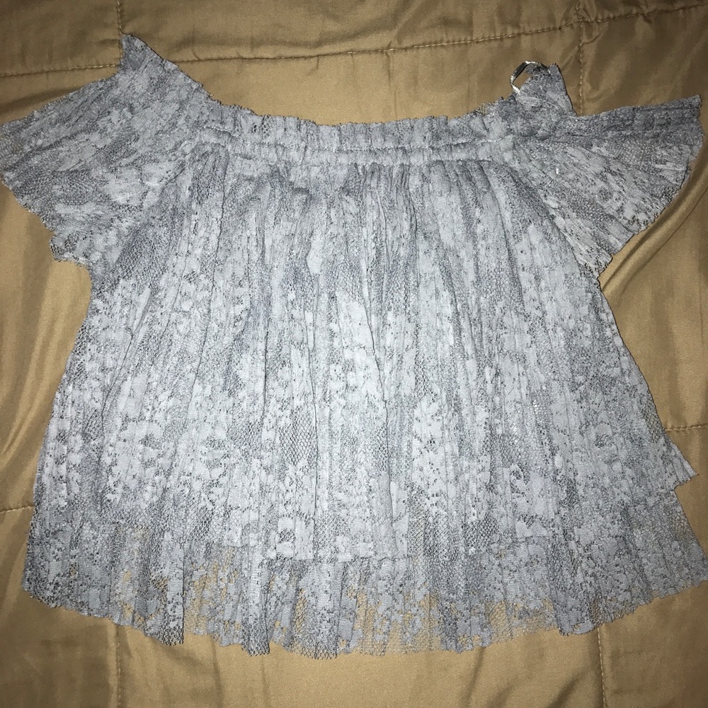 ZARA ruffle blouse