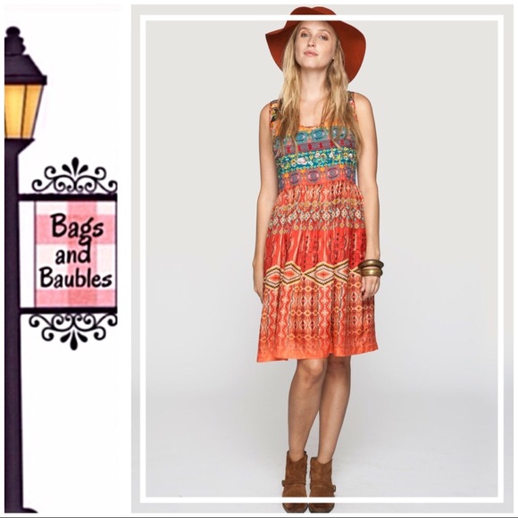Johnny Was Dresses & Skirts - JOHNNY WAS Sleeveless Silk Dress 1X