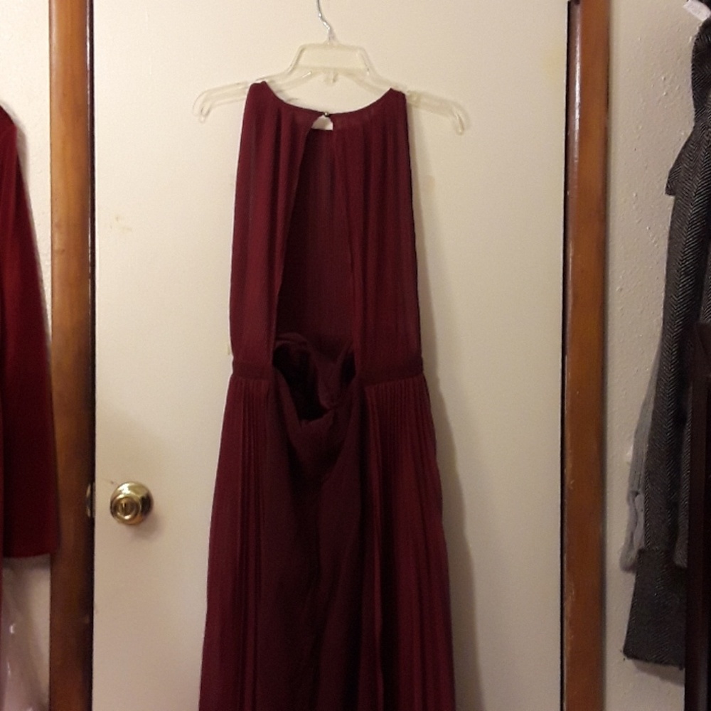 Maroon Khaleesi dress Fashion Nova