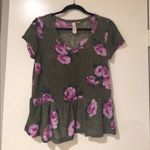 Peplum Tee