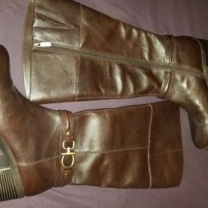 NWOT Bandolino brown tall boots 10
