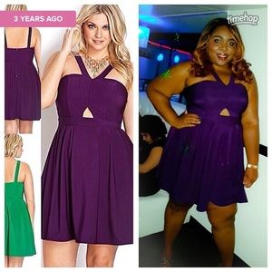 Plus size  purple forever 21 dress