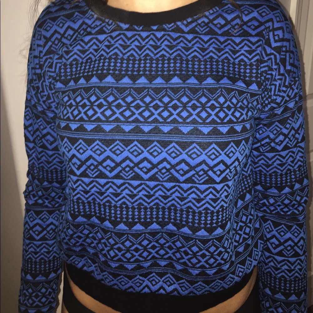 Casual Cropped Sweater