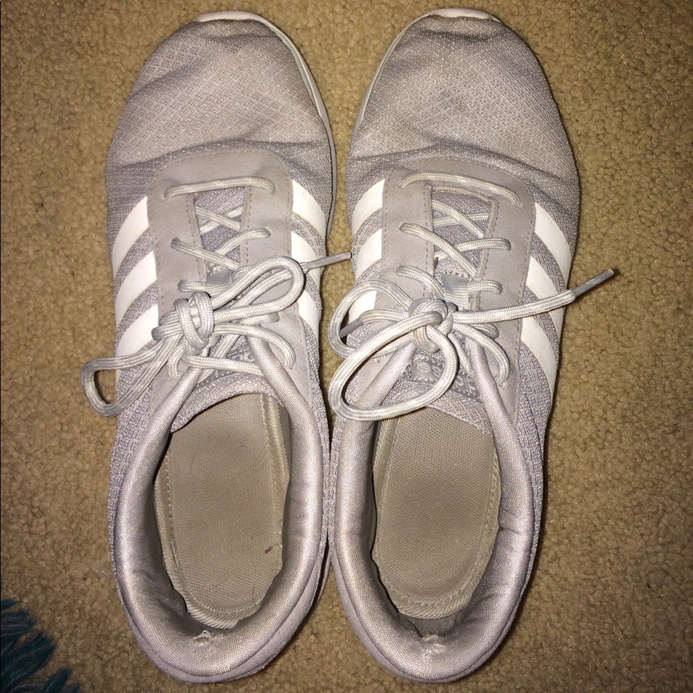 adidas grey sneakers (roshe-style)