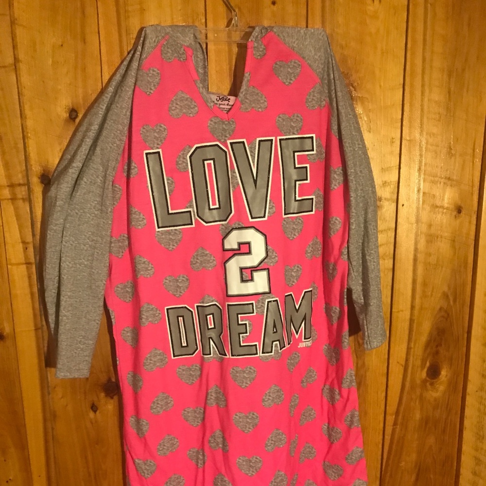 Girls Justice pajamas with hood