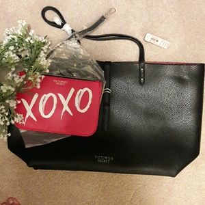 Victoria's Secret tote with clutch