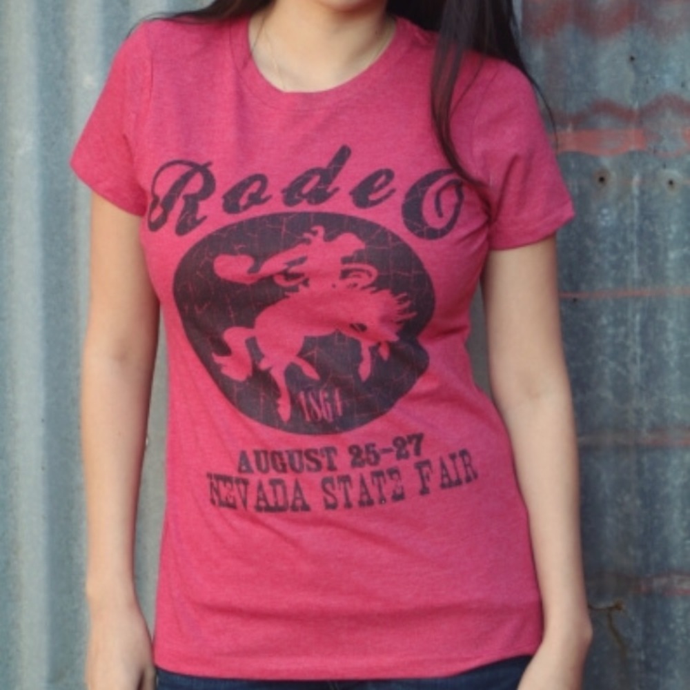 Nevada State Fair Tee in Vintage Red Heather