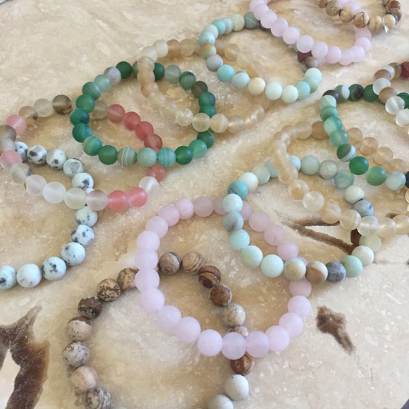 Leopard Jasper Stretch Bracelet - Picture 2 of 4