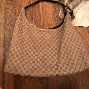 Gucci Vintage monogram travel tote