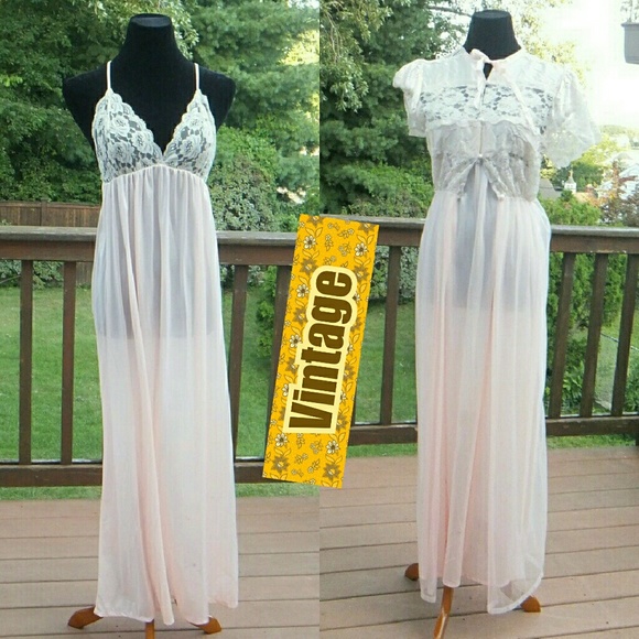 VINTAGE NOS | Peignoir 2-Piece Set - Picture 2 of 8