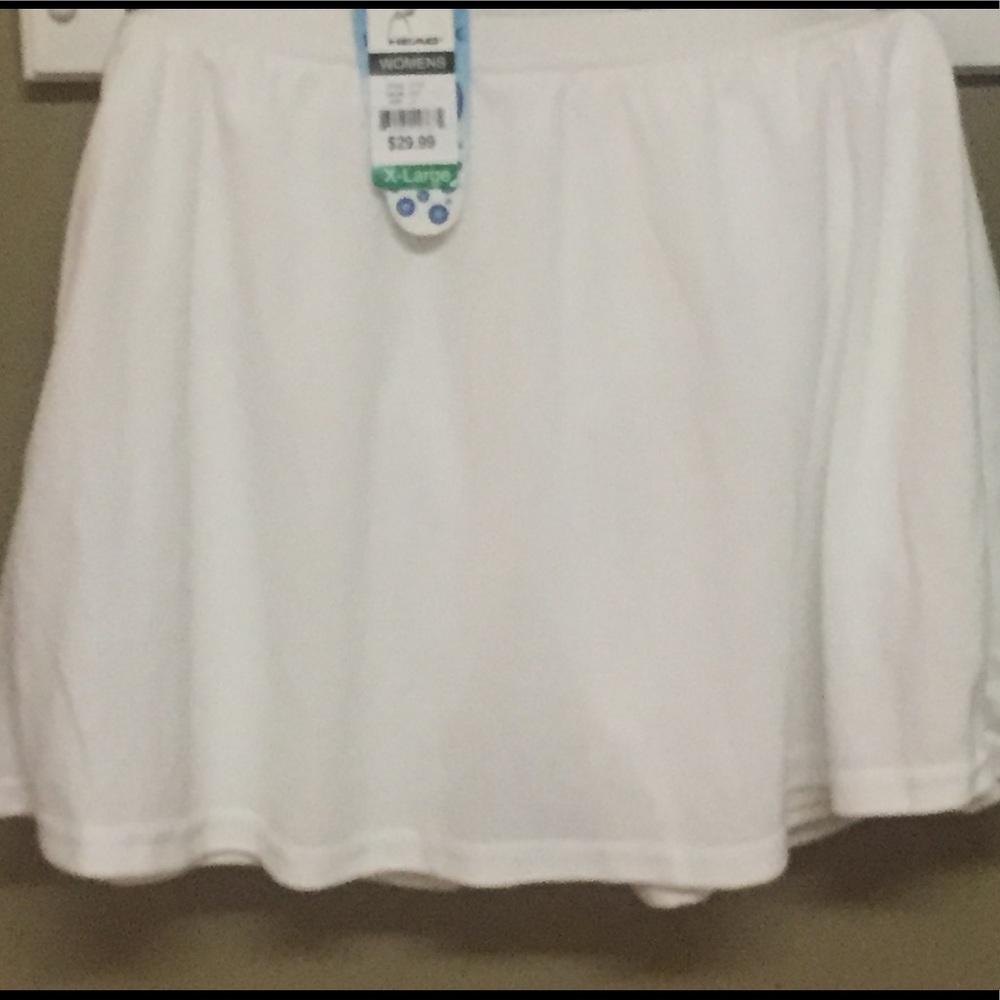 Women's Head Tennis Skirt. XL, NWT, white