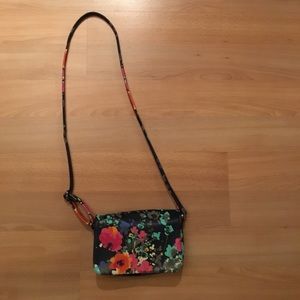 Floral Merona crossbody purse