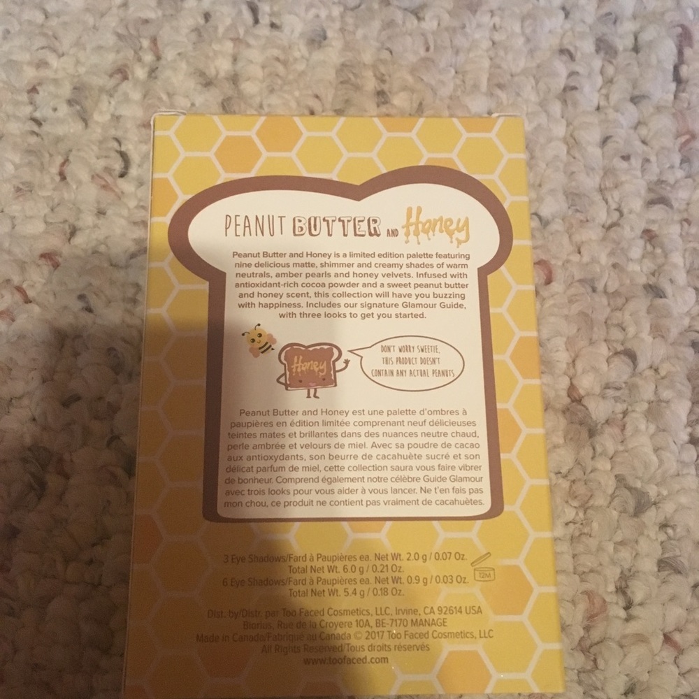 Too faced 🍯 peanut butter and Honey palette NWTs - Picture 6 of 8