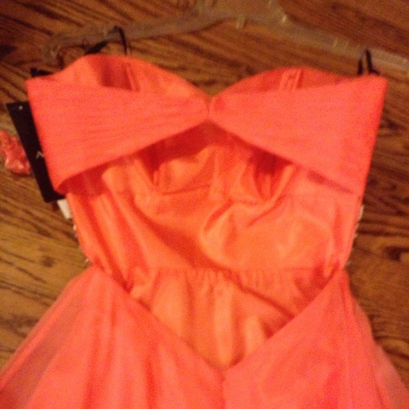 Alyce Paris Tangerine Prom Dress - 35590 - Size 2 - Picture 4 of 8