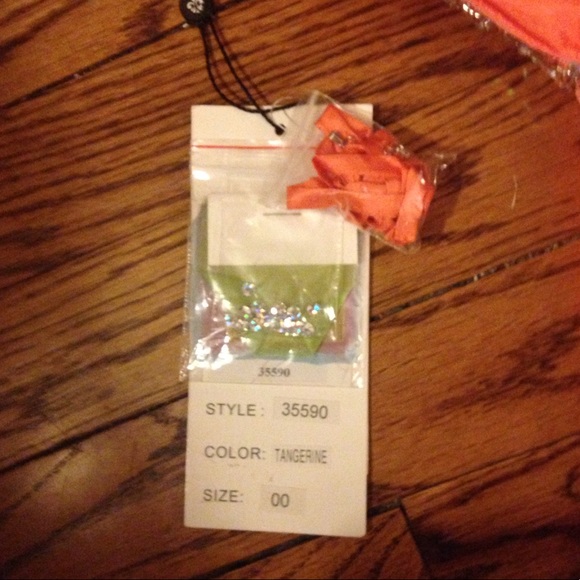 Alyce Paris Tangerine Prom Dress - 35590 - Size 2 - Picture 8 of 8