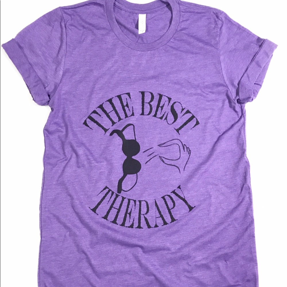 The Best Therapy Bye Bra 🤸‍♀️ T- shirt 👚