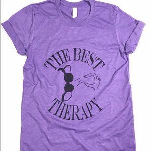 The Best Therapy Bye Bra 🤸‍♀️ T- shirt 👚