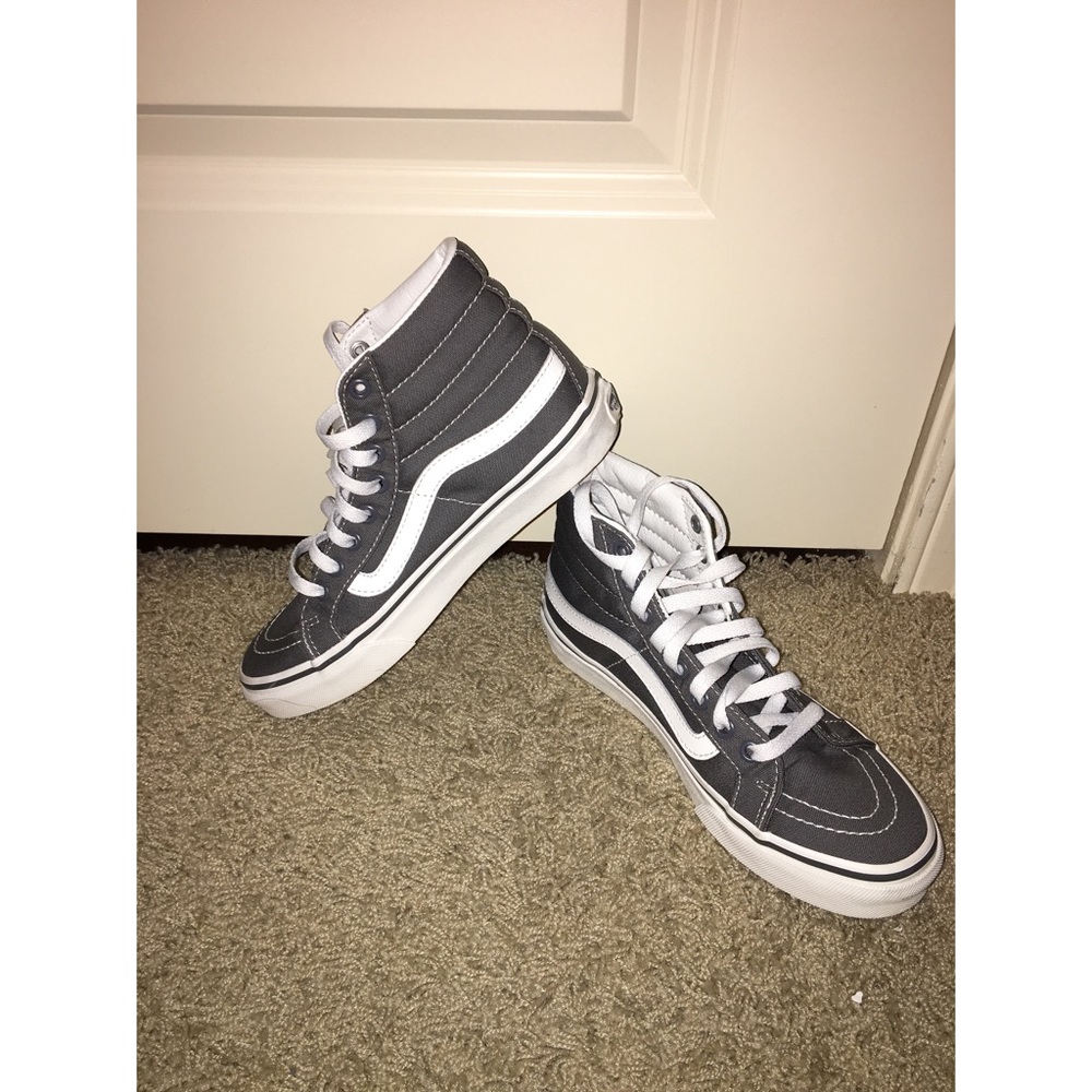 Gray Hi-Top Vans