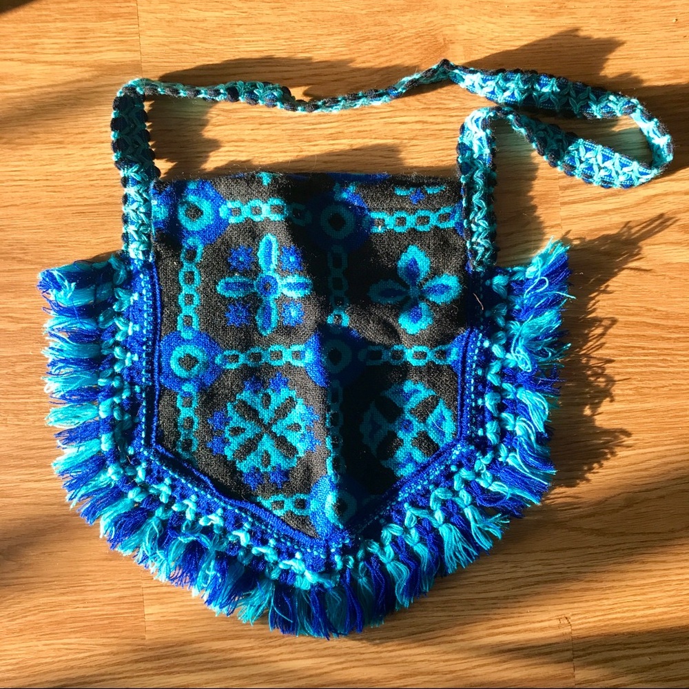 DEEP DISCOUNT GREATDEAL VINTAGE Handmade Knit Hobo