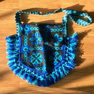 DEEP DISCOUNT GREATDEAL VINTAGE Handmade Knit Hobo