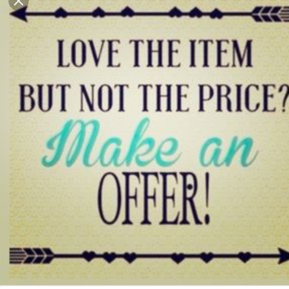 Open to offers. Please use the offer button
