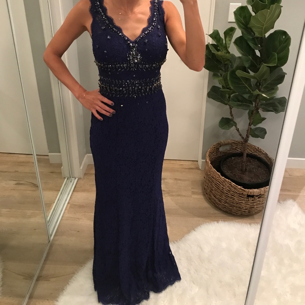 Stunning jeweled gown