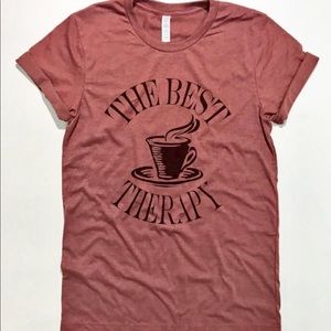 ☕️The Best Therapy Coffee ☕️ T- Shirt Unisex