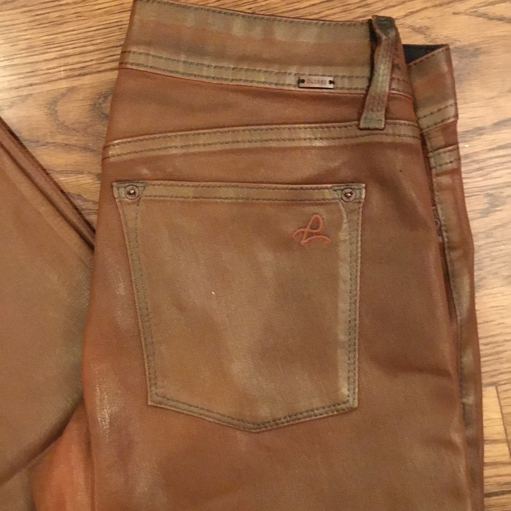 DL1961 Emma Coated Jeans, size 27 - Picture 3 of 5