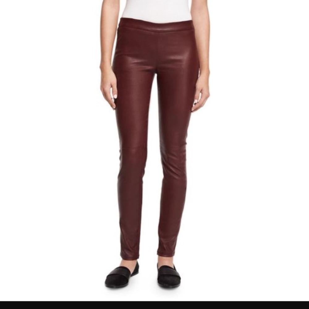 Brand new! Theory Bristol leather leggings/pants