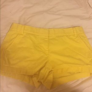 JCrew 3inch Yellow Chino Shorts Sz 14
