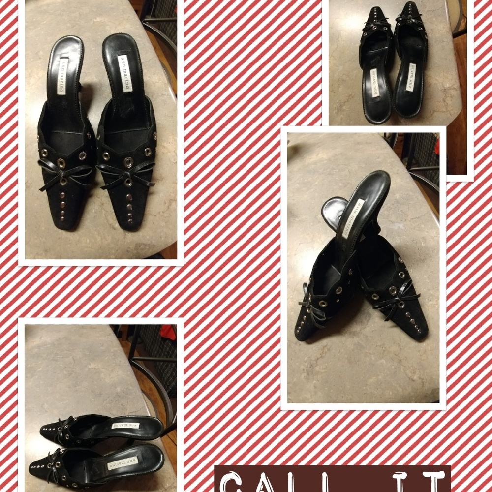 Ann Marino Black Shoes