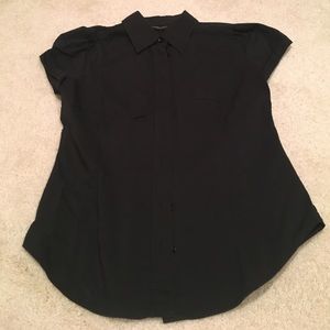 New York & Co - black button up shirt -S