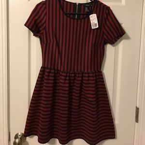 Forever 21 striped skater dress