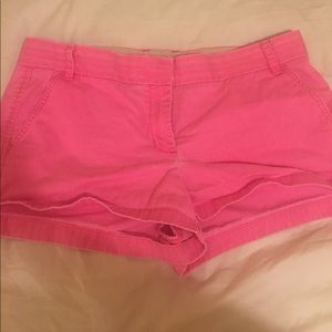 JCrew 3inch Hot Pink Chino Shorts Sz 14