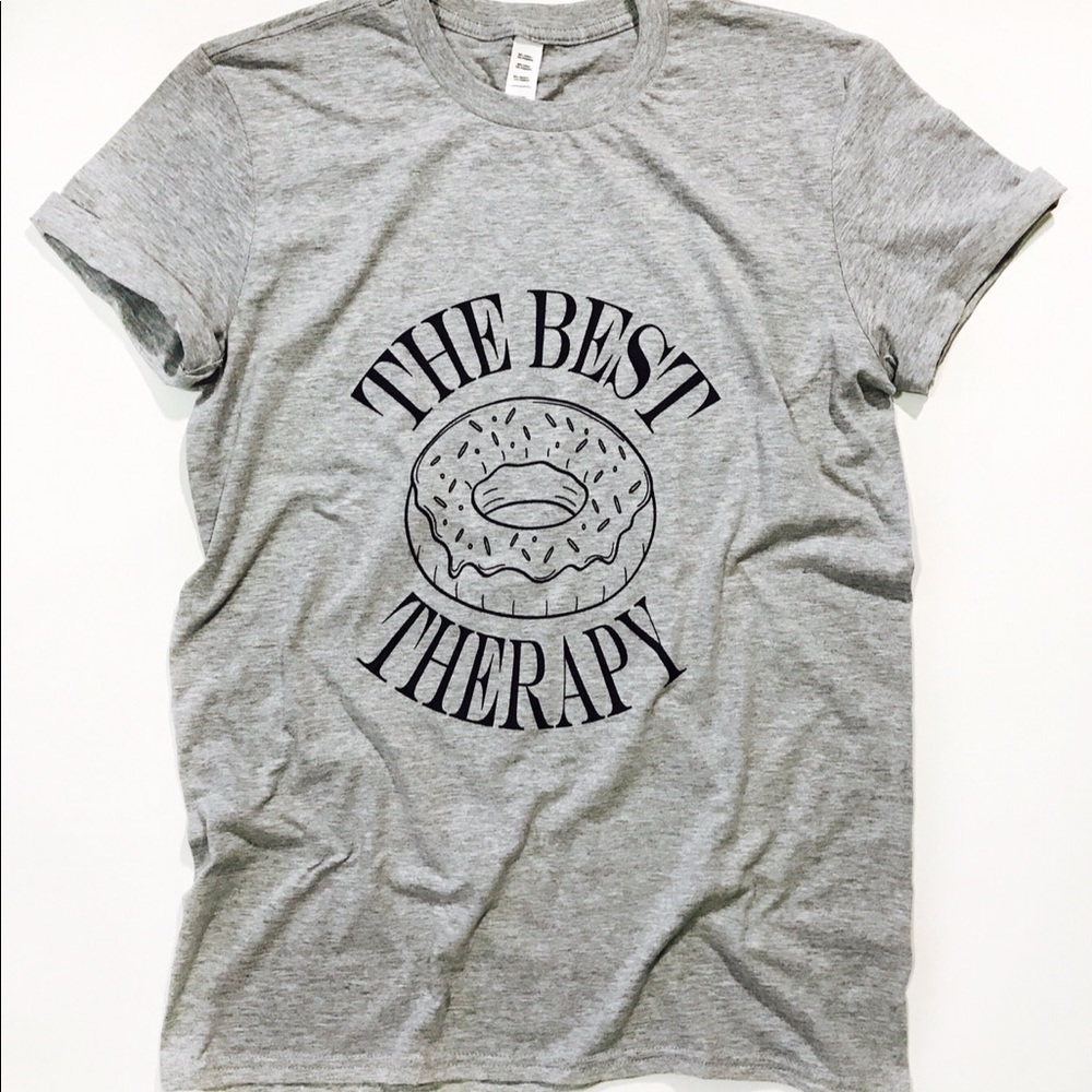 🍩 The Best Therapy Donut 🍩 T- Shirt - Unisex