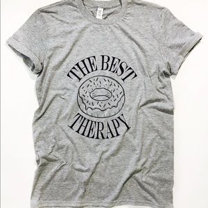 🍩 The Best Therapy Donut 🍩 T- Shirt - Unisex