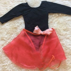Girl's Black Leotard
