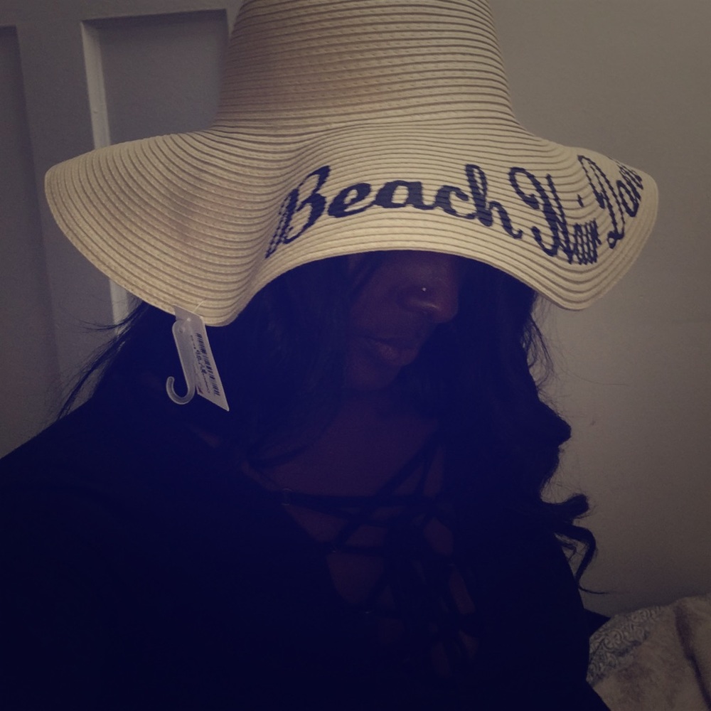 Beach hat.