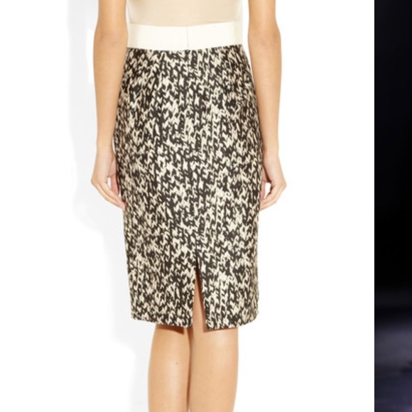 Giambattista Valli Knitprint wool/silk-blend skirt - Picture 2 of 4