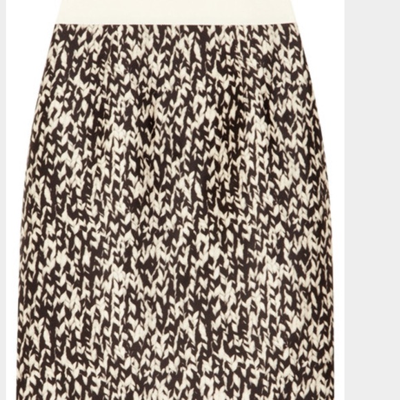 Giambattista Valli Knitprint wool/silk-blend skirt - Picture 3 of 4