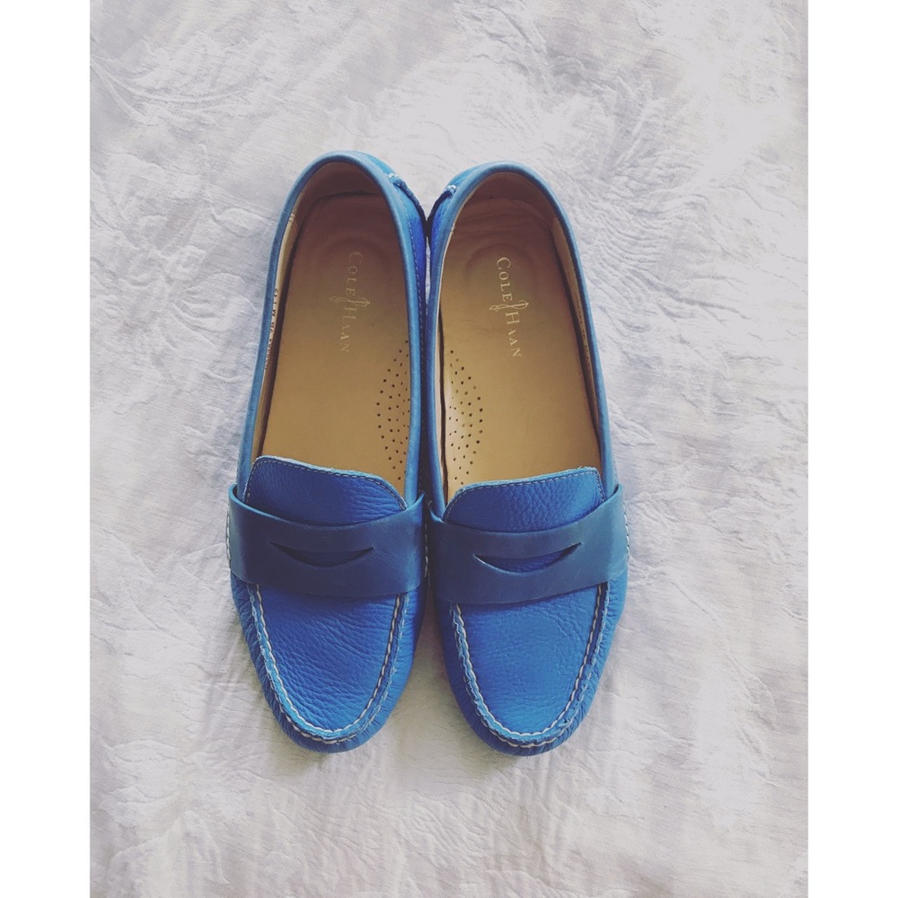 Cole Hahn Blue Loafers