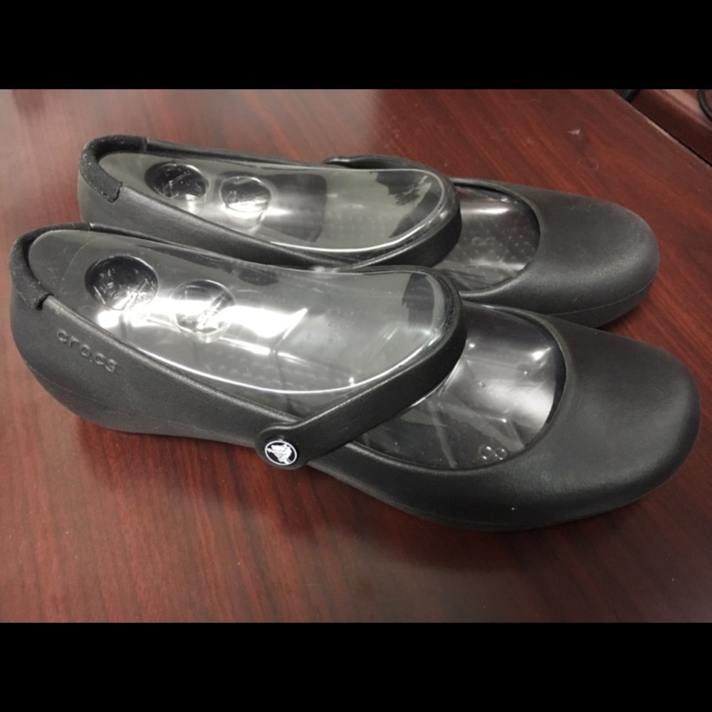 New Black Crocs