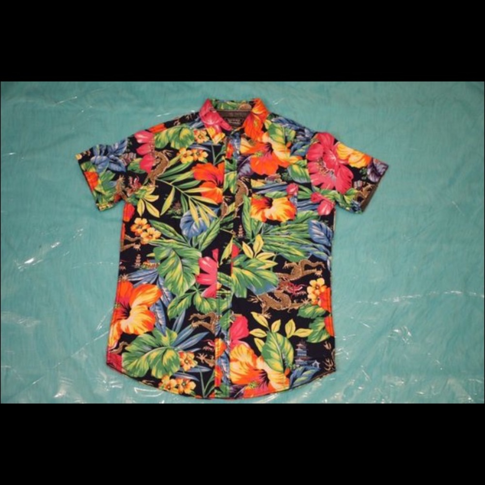 Broken Threads Floral Dress Shirt