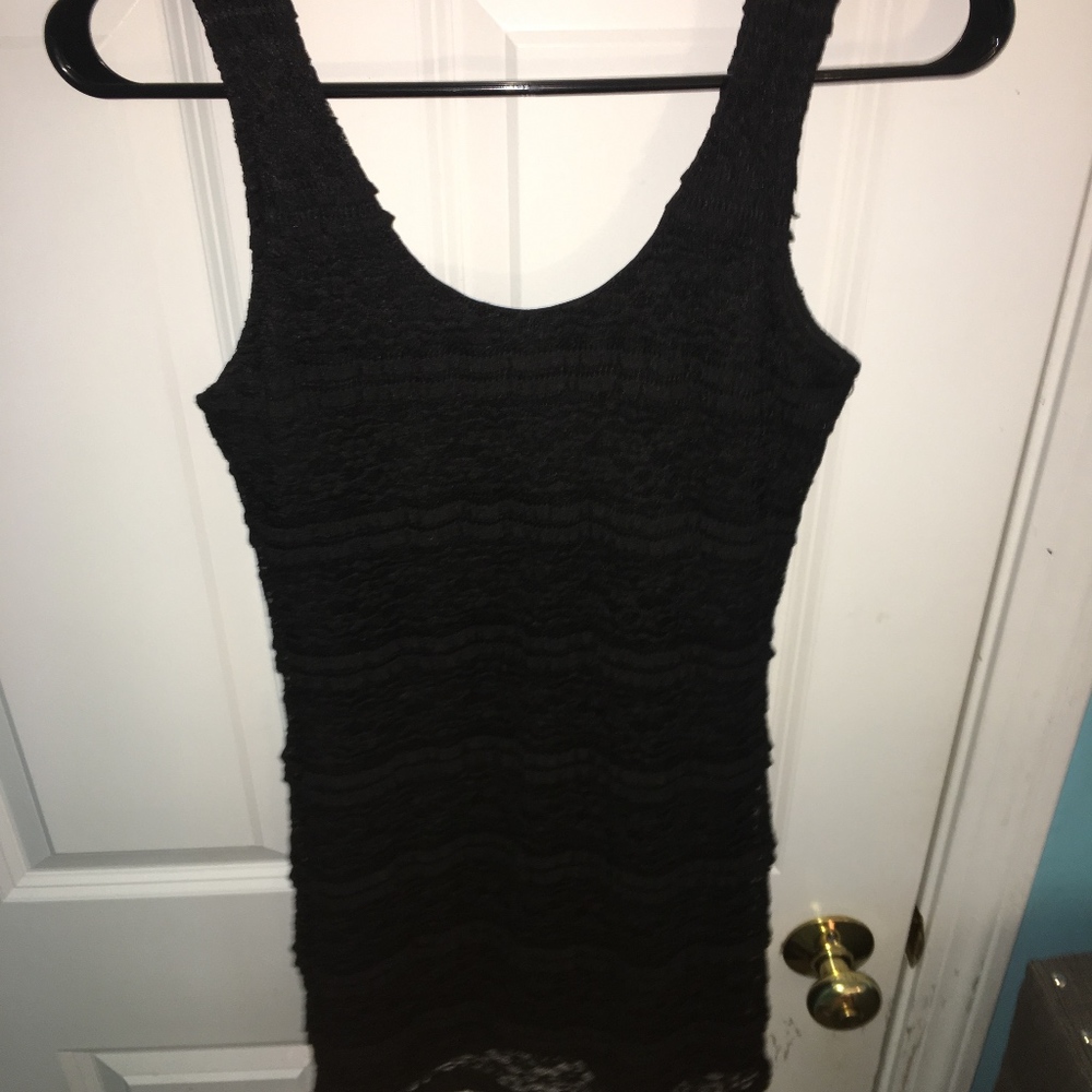 forever 21 black mini dress