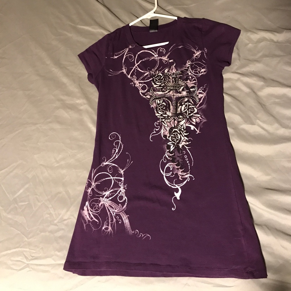 Purple R23 Blingy top