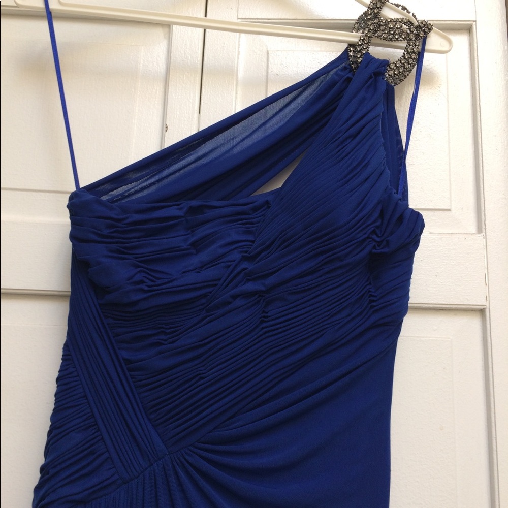 La Femme Royal Blue Gown