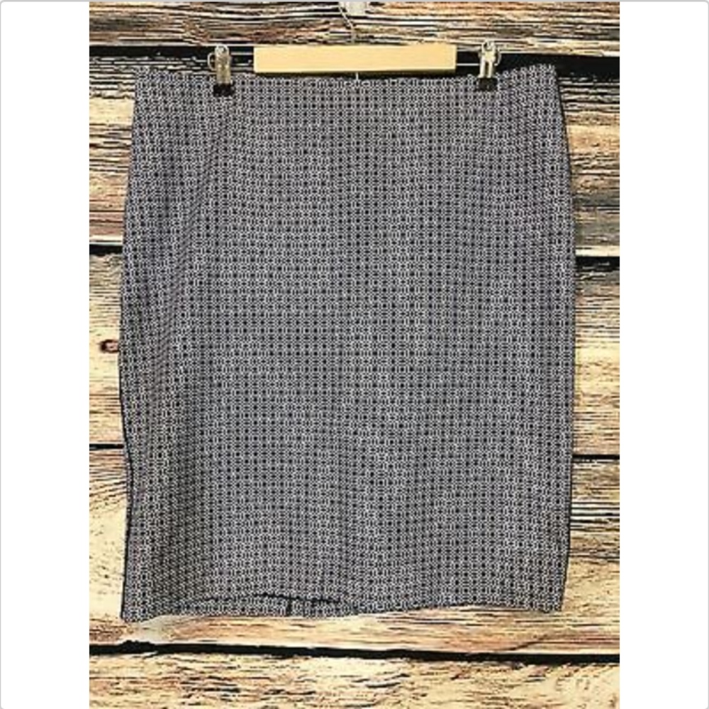 Adrianna Papell Geometric Print Pencil Skirt