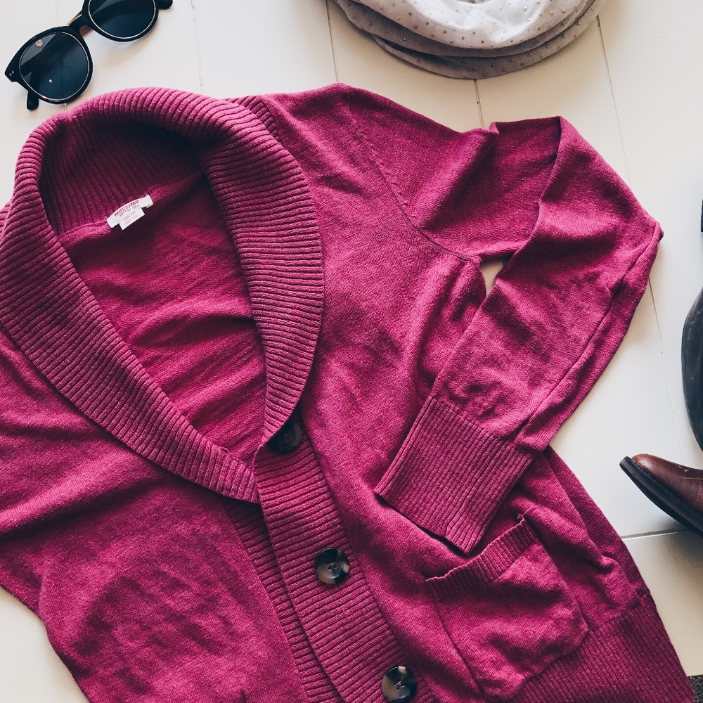 ❌SOLD❌ Target - Magenta Cardigan