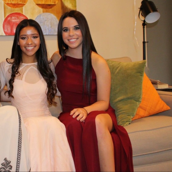 Like new faithfull the brand hey beau red maxi M - Picture 4 of 5